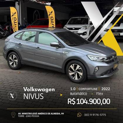 VOLKSWAGEN NIVUS 1.0 200 TSI TOTAL FLEX COMFORTLINE AUTOMÁTICO